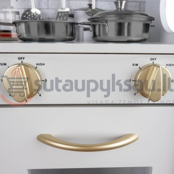 Vaikiška medinė virtuvėlė su aksesuarais 22117